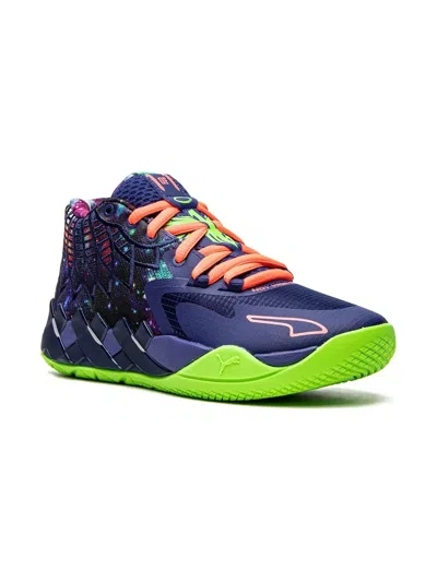Puma Kids' Mb1 Galaxy "elektro Blue-green Gecko" Sneakers