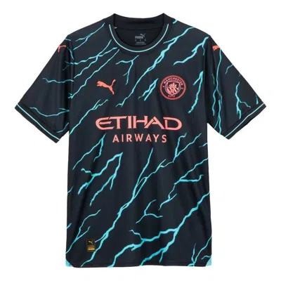 Puma Mcfc 3rd Replica 2023 'multicolor' In Green
