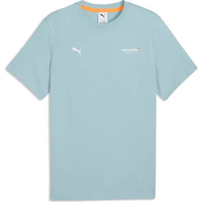 Puma Mclaren Cotton Graphic T-shirt In Blue
