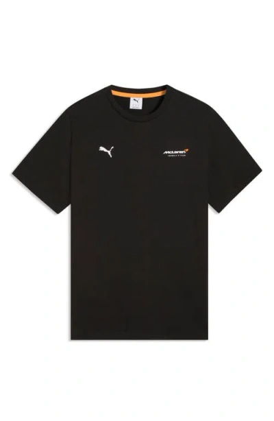 Puma Mclaren Cotton Graphic T-shirt In Black
