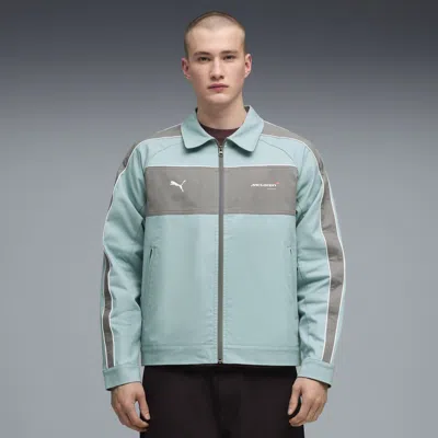 Puma Mclaren Racing Coach T7 Jacket Men In Blue