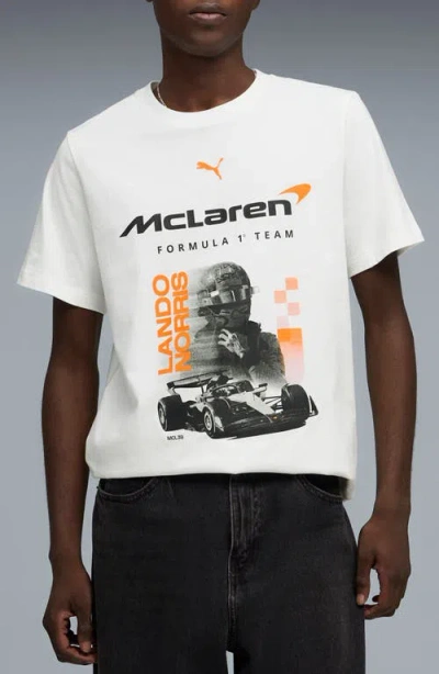 Puma Mclaren Racing Driver Graphic T-shirt In White