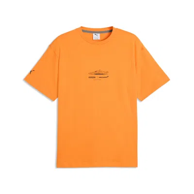 Puma Mclaren Racing Indycar Men's T-shirt In Orange