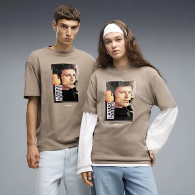 Puma Mclaren Racing Lando Norris Driver T-shirt In Brown