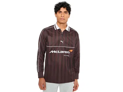 Puma Mclaren Racing Long Sleeve Jersey Men's Clothing Chocolate Fondue: Lg In Burgundy