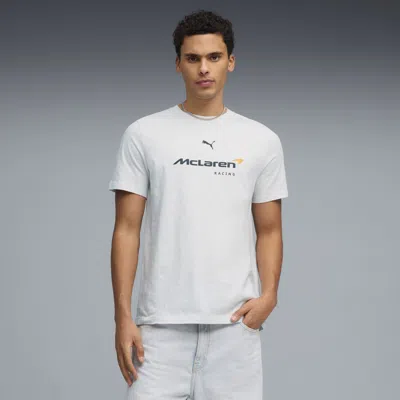Puma Mclaren Racing Men's Logo T-shirt In White