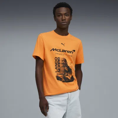 Puma Mclaren Racing Men's Norris Driver T-shirt In Orange