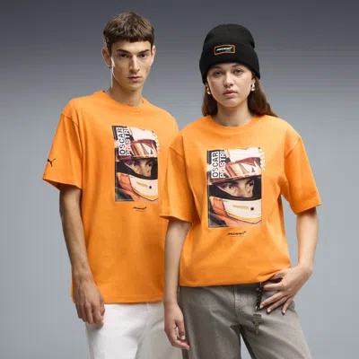 Puma Mclaren Racing Oscar Piastri Driver T-shirt In Orange