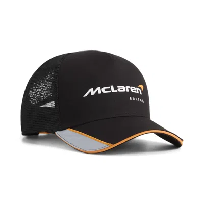 Puma Mclaren Racing Trucker Hat In Black