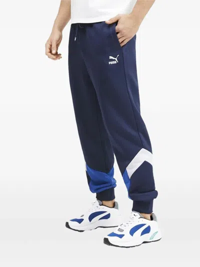 Puma Mcs Cuffed Iconic Track Pants In Blue