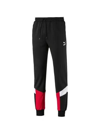 Puma Mcs Panelled Track Pants In Black