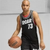 Puma Media Day Men's Basketball Jersey In Black-for All Time Red
