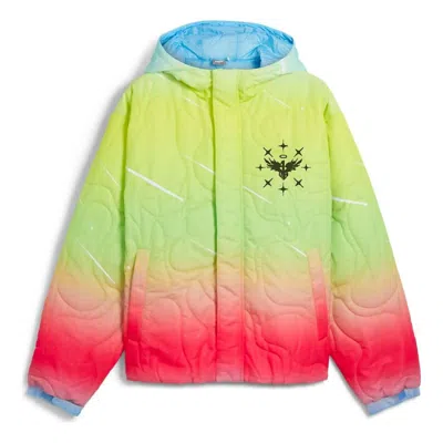 PUMA PUMA MELO 1LOVE RELAXED FIT BASKETBALL JACKET 'YELLOW ALERT'