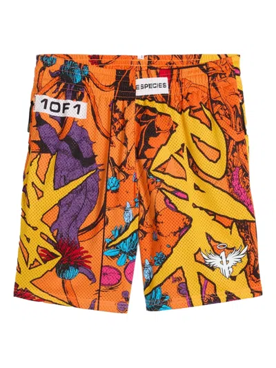 Puma Melo Phoenix Basketball Shorts In Orange