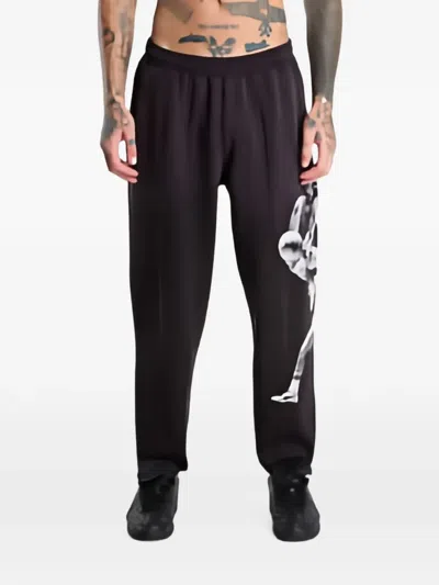 Puma Memory Lane Fleece Basketball Sweatpants In Black