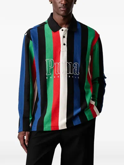 Puma Memory Lane Referee Polo Shirt In Multi