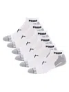 Puma Men's 6-pair Logo Crew Socks In White