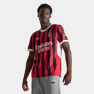 Puma Ac Milan 24/25 Men's Replica Home Soccer Jersey In For All Time Red- Black