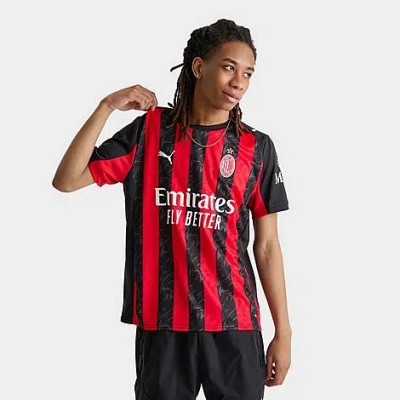 PUMA PUMA MEN'S AC MILAN 24-25 HOME REPLICA SOCCER JERSEY SHIRT