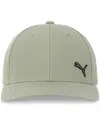 Puma Men's Alloy Solid Color Cat Logo Stretch Fit Cap