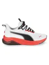 Puma Amplifier Sneaker In Flat Light Gray- Black-rickie Orange