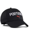 Puma Men's And Women's Black Portugal National Team Fan Adjustable Hat