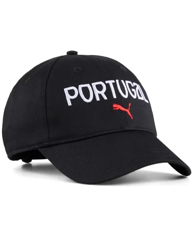 Puma Men's And Women's Black Portugal National Team Fan Adjustable Hat