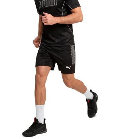 Puma Men's Athletic Team League Regular-fit Shorts In Black