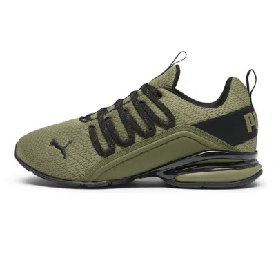 Puma Men's Axelion Refresh Wide Running Shoes In Green