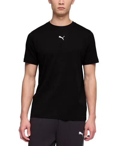 Puma Men's Ball Bag Regular-fit Graphic T-shirt In Black