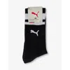 PUMA BRANDED MID-CALF PACK OF TWO COTTON-BLEND SOCKS