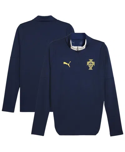 Puma Men's Blue Portugal National Team 2025 Quarter-zip Training Jacket