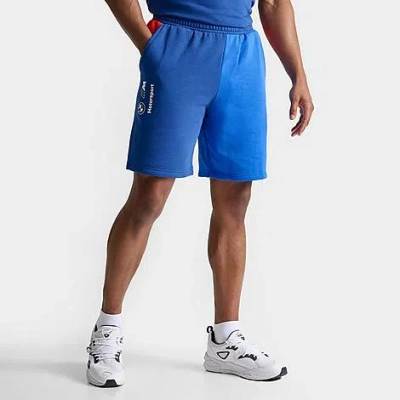 Puma Men's Bmw M Motorsport Essentials Fleece Shorts In Pro Blue/multi