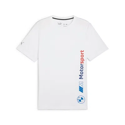 Puma Men's Bmw M Motorsport Logo Tee In White