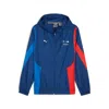 Puma X Bmw M Motorsports Colour-block Track Jacket In Blue