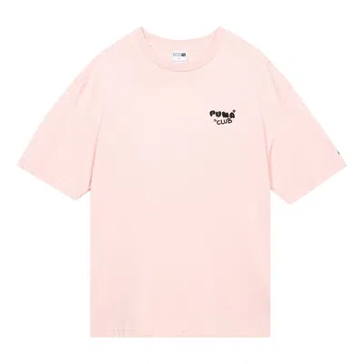 Puma Men's Club Oversize Ss Tee Sports Pink