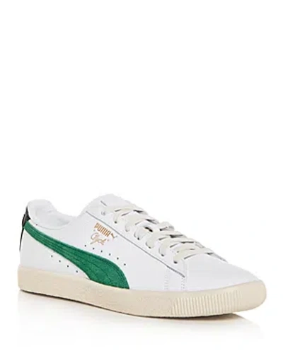 Puma Men's Clyde Base Low Top Sneakers In White