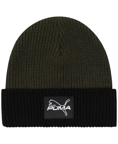 Puma Men's Color Block Sportsy Cuff Beanie In Gray