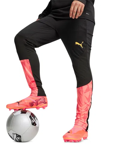 Puma Individualfinal Forever Faster Men's Soccer Training Pants In Black-sunset Glow