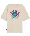 Puma Classics Play Loud Dancing Logo Men's T-shirt In Alpine Snow