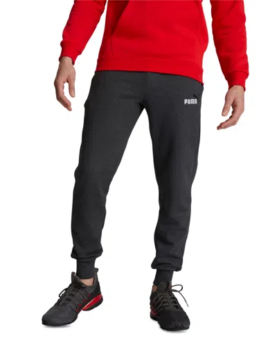 Puma Men's Embroidered Logo Fleece Jogger Sweatpants In Blue Horizon
