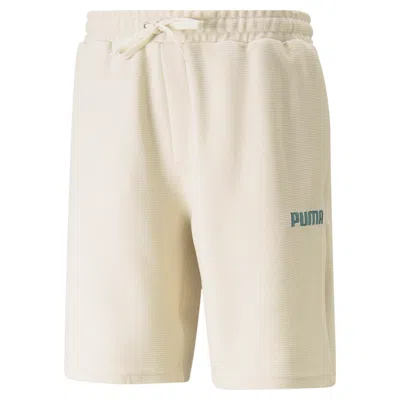Puma Men's Embroidered Logo Knitted Shorts In Multi