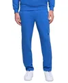 Puma Men's Ess Regular-fit Logo Embossed Fleece Cargo Pants In Blue