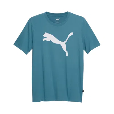 Puma Essentials Big Cat Men's T-shirt In Cold Green