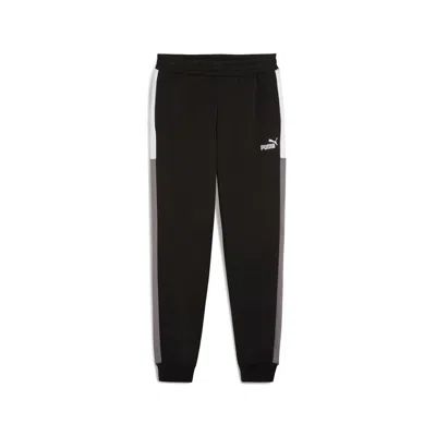 Puma Men's Essentials Block Sweatpants Men In Black