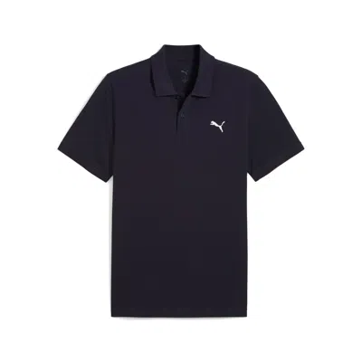 Puma Men's Essentials Pique Polo In Blue
