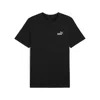 Puma Mens Crewneck Logo T-shirt In Black