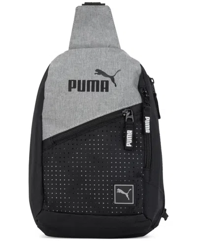 Puma Men's Evercat Sidewall Sling Strap Pack Bag In Heather