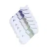 Puma Men's Extended Terry Crew Low-cut Socks (6 Pairs) In Assorted Colours