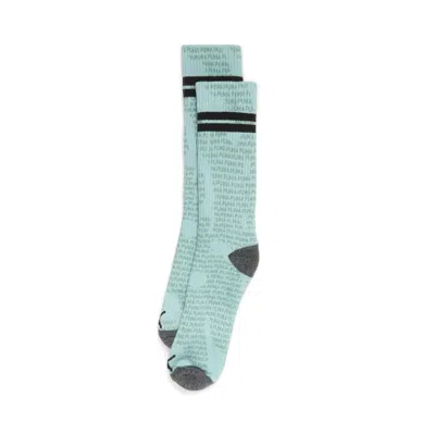 Puma Men's Extended Terry Crew Socks (1 Pair) In Green